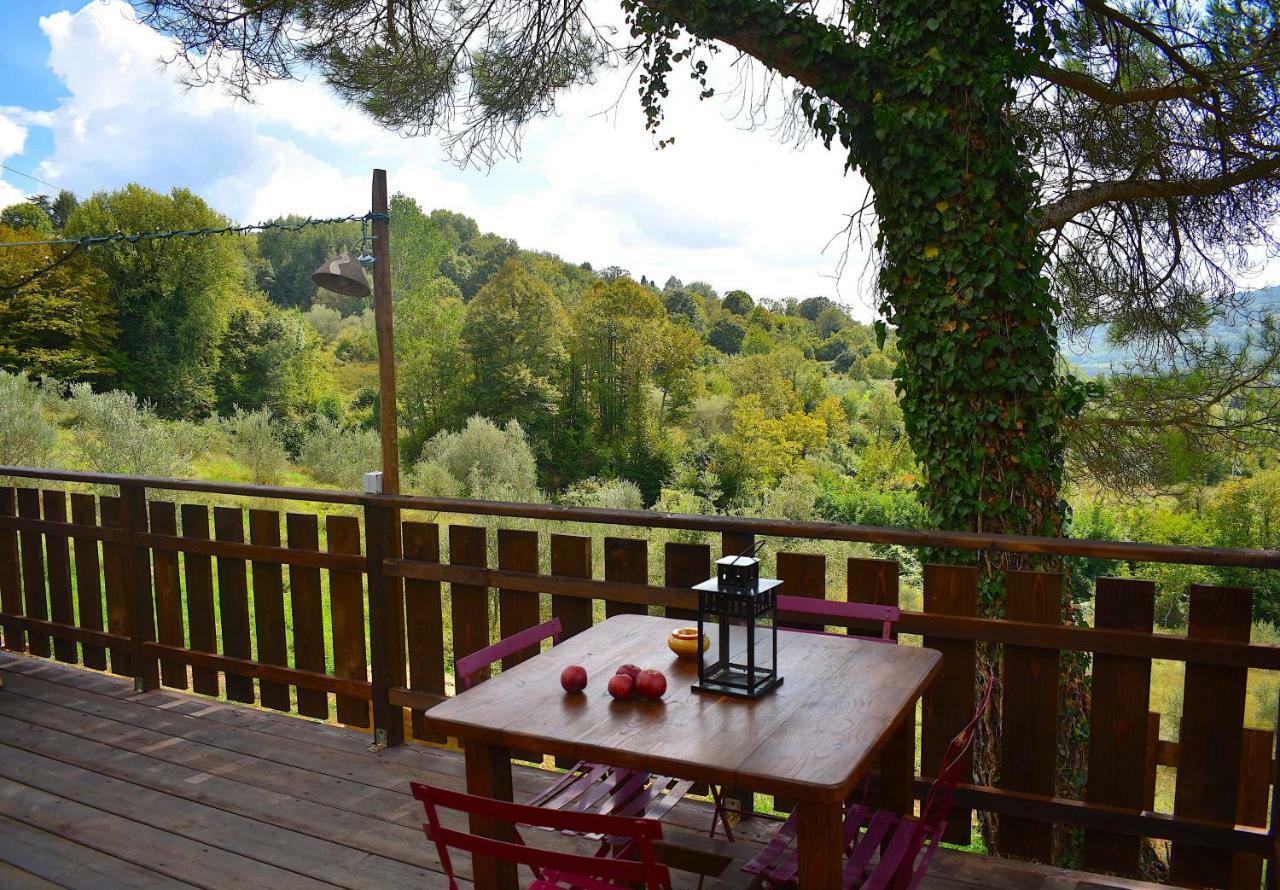 Podere Di Maggio - Glamping Tent 3 Santa Fiora Kültér fotó